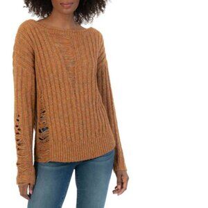 Kut From The Kloth Aurelia Sweater In Brown/Multicolor Size M
